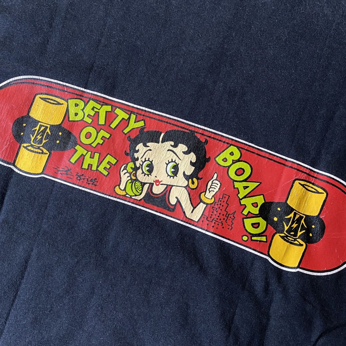 Vintage All Style Apparel & Activewear 90’s Betty Of The Board Tee Size US M / EU 48-50 / 2 - 11 Thumbnail