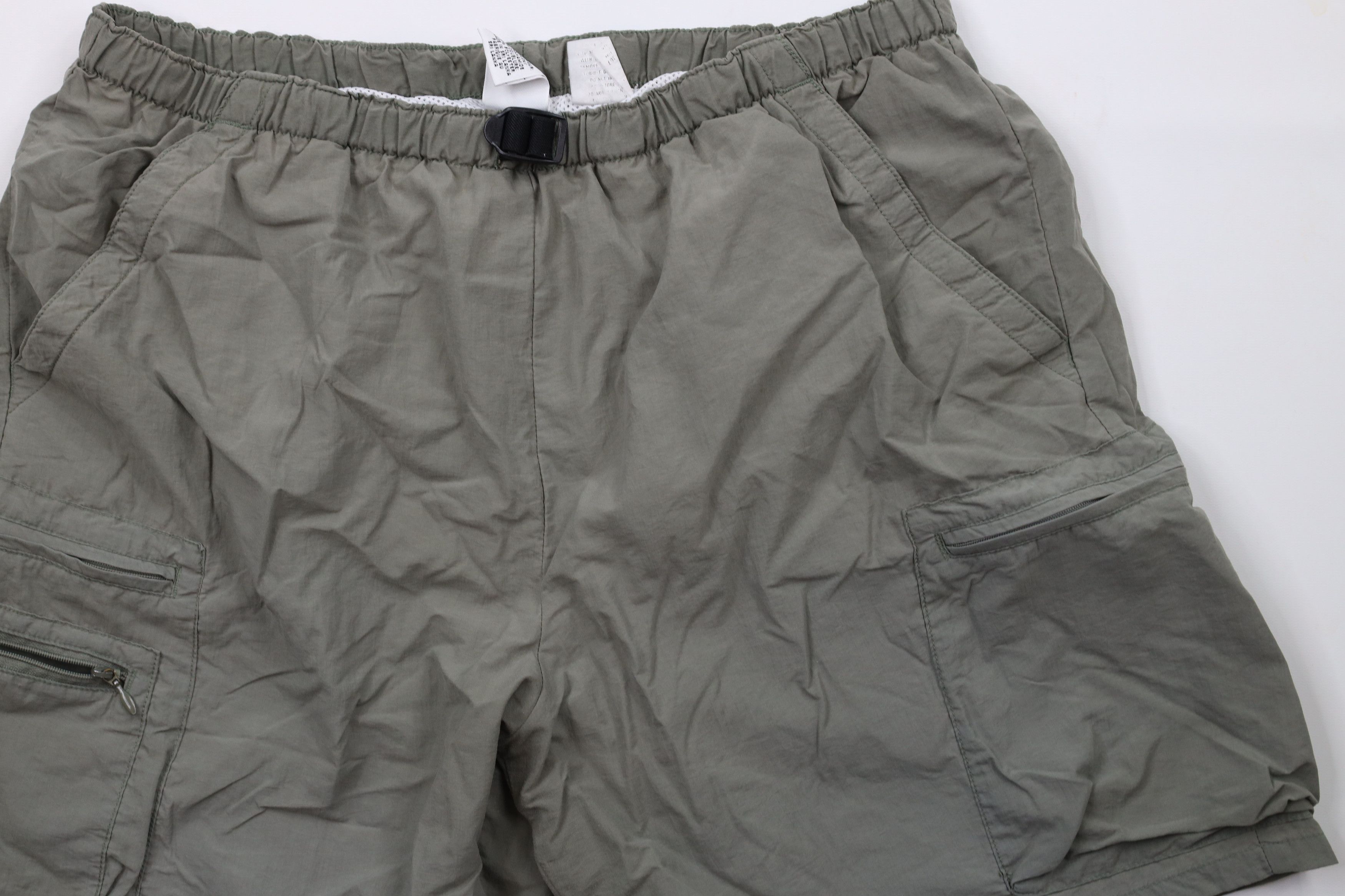 Columbia × Vintage Vintage 90s Columbia Lined Belted Above Knee Shorts Green Size US 34 / EU 50 - 3 Thumbnail