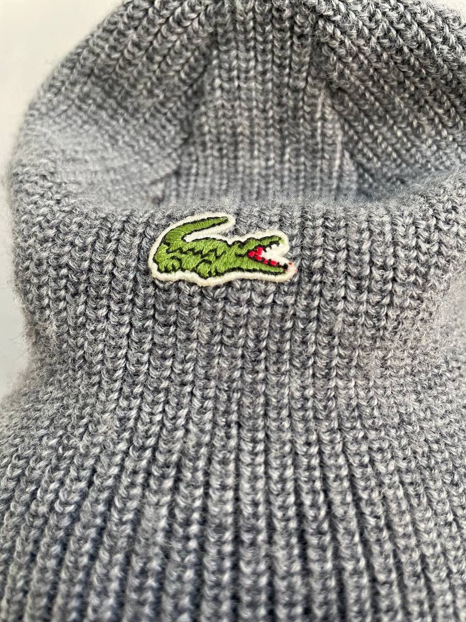 Lacoste × Vintage SALE💣💣 Lacoste Chemise Vintage Beanie hat Made in France I Size ONE SIZE - 3 Thumbnail