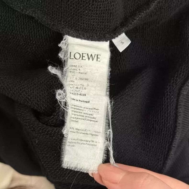 Loewe loewe Black pullover sweatshirt 2505-Nextarrow Size US S / EU 44-46 / 1 - 4 Thumbnail