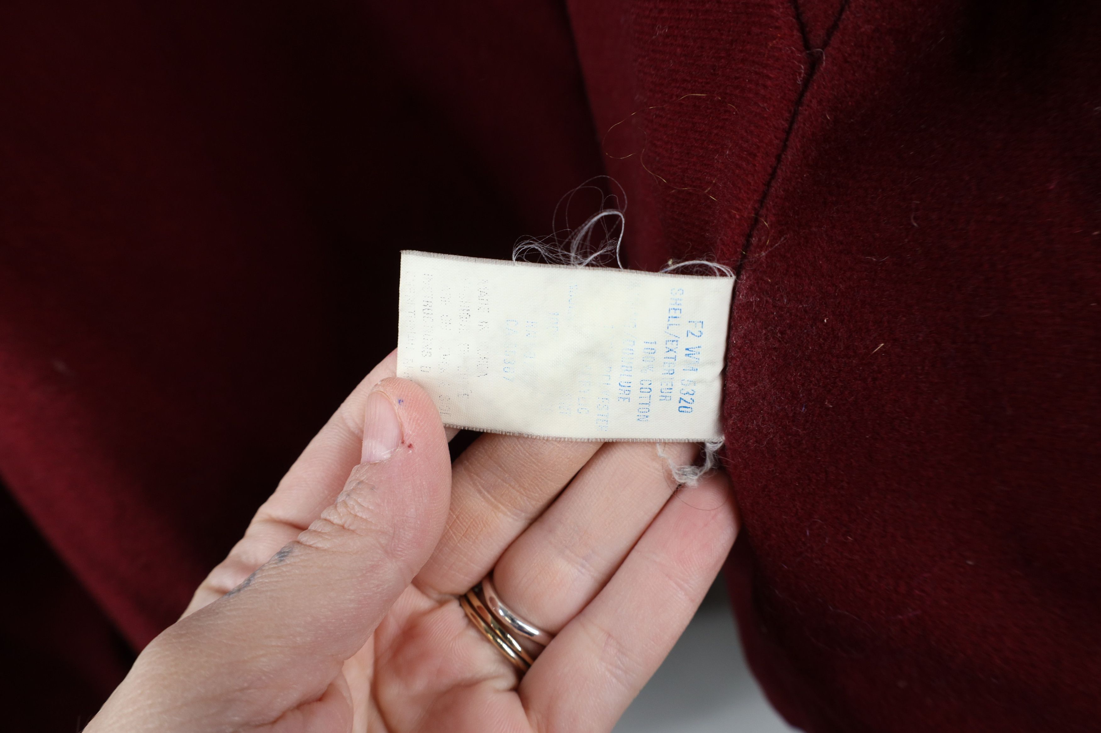 Columbia × Vintage Vintage 90s Columbia Spell Out Quilted Bomber Jacket Purple Size US L / EU 52-54 / 3 - 11 Thumbnail