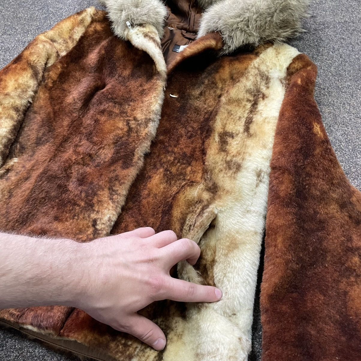 20471120 Vintage Y2K Furry Jacket Mohair Punk Opium BALENCIAGA Style Size M / US 6-8 / IT 42-44 - 4 Thumbnail