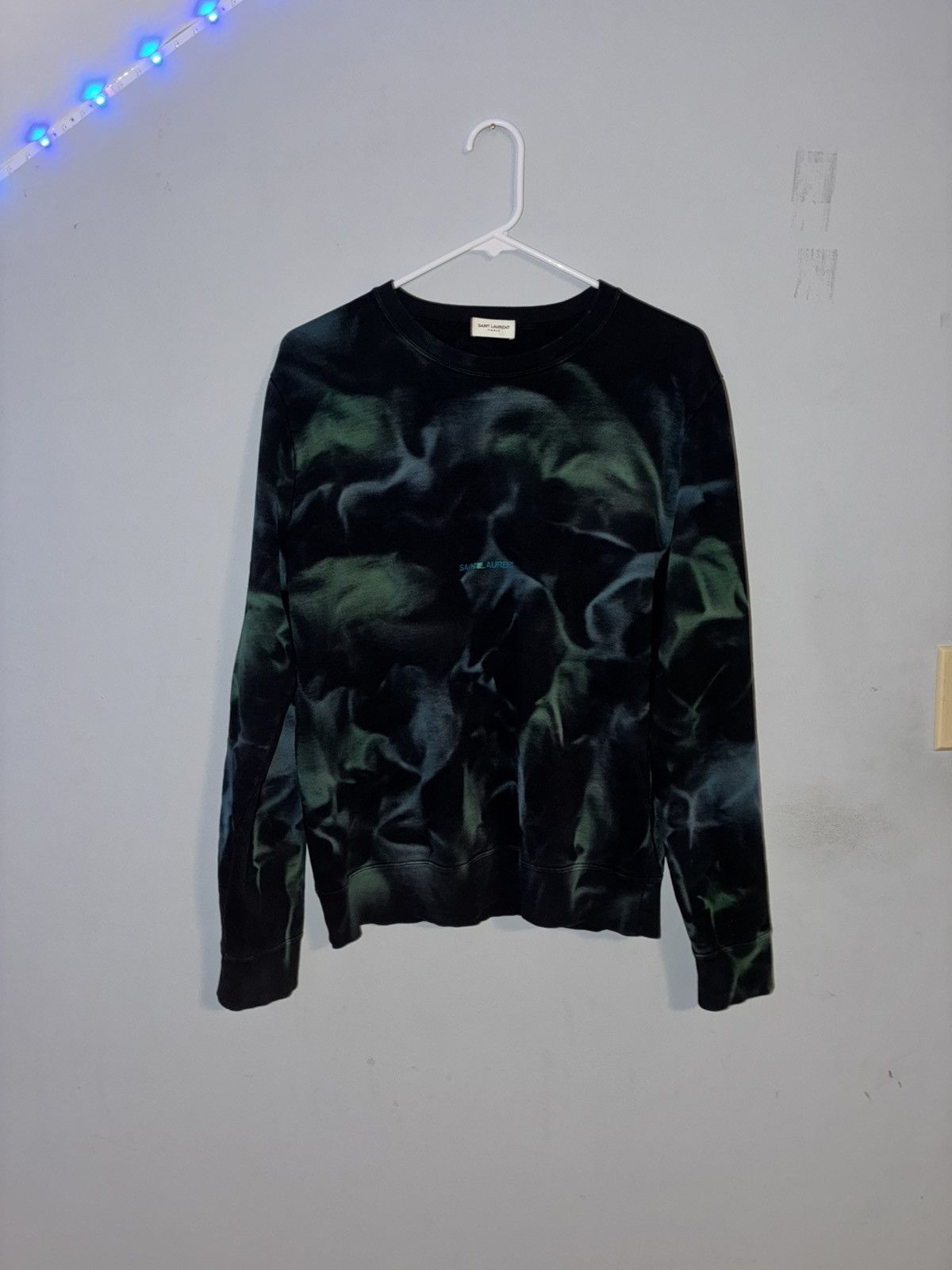 Saint Laurent Paris Saint Laurent Paris Crewneck Size US L / EU 52-54 / 3 - 1 Thumbnail