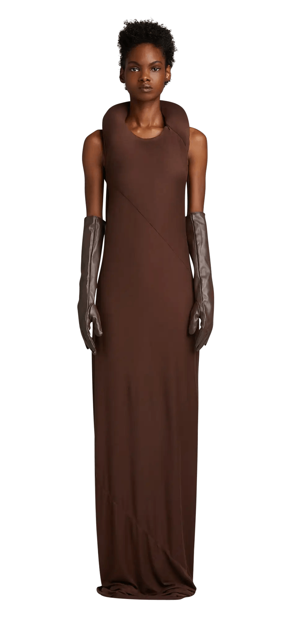 Entire Studios o1mle0325 Pillow Dress Umber in Brown Size S / US 4 / IT 40 - 2 Thumbnail