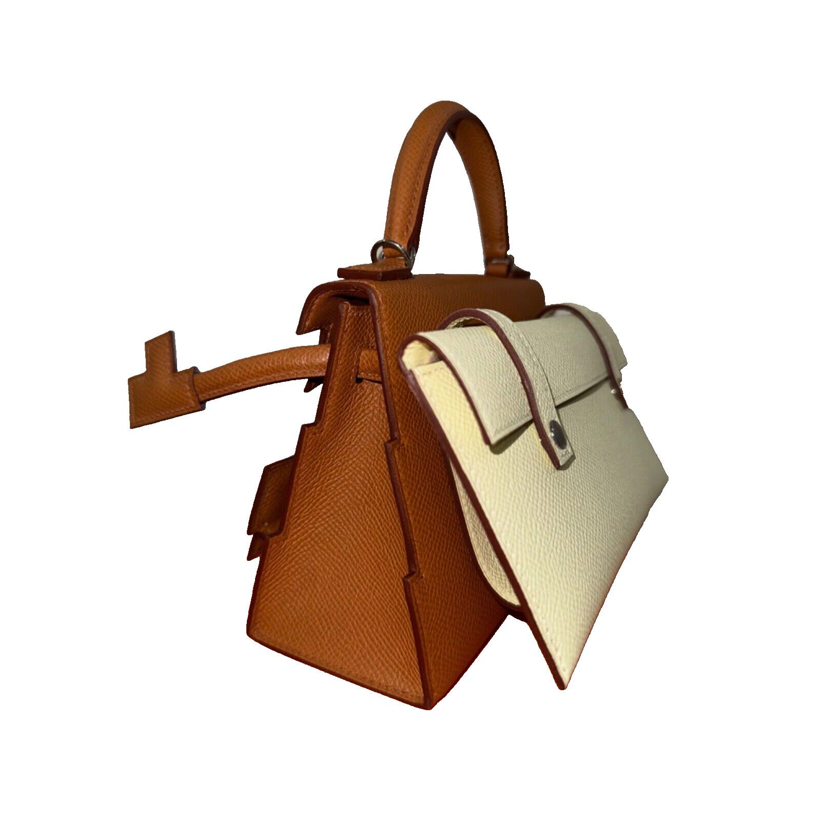 Hermes Hermes Kelly 20 Pochette Gold Epsom Quelle Idole Bag Size ONE SIZE - 15 Thumbnail