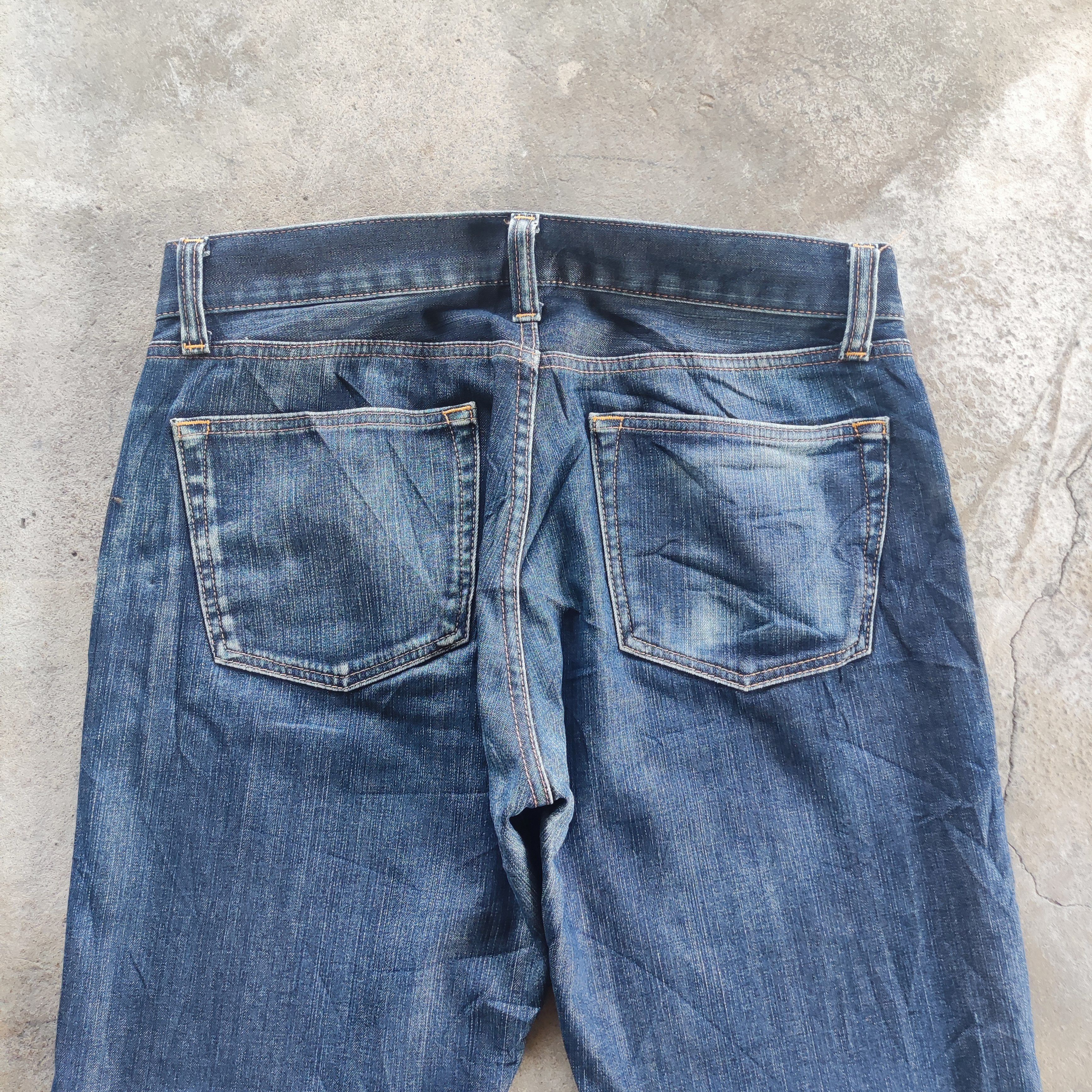Japanese Brand Vintage Japanese Brand Straight Jeans Ripped Pants Size US 34 / EU 50 - 9 Thumbnail