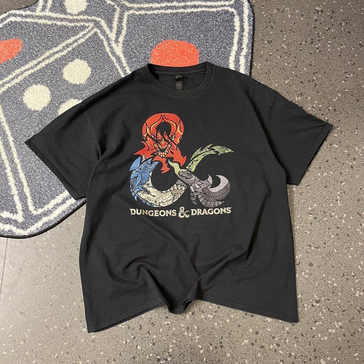 Gildan vintage Gildan Dungeons & Dragons Graphic T-Shirt Black Size US M / EU 48-50 / 2 - 1 Thumbnail