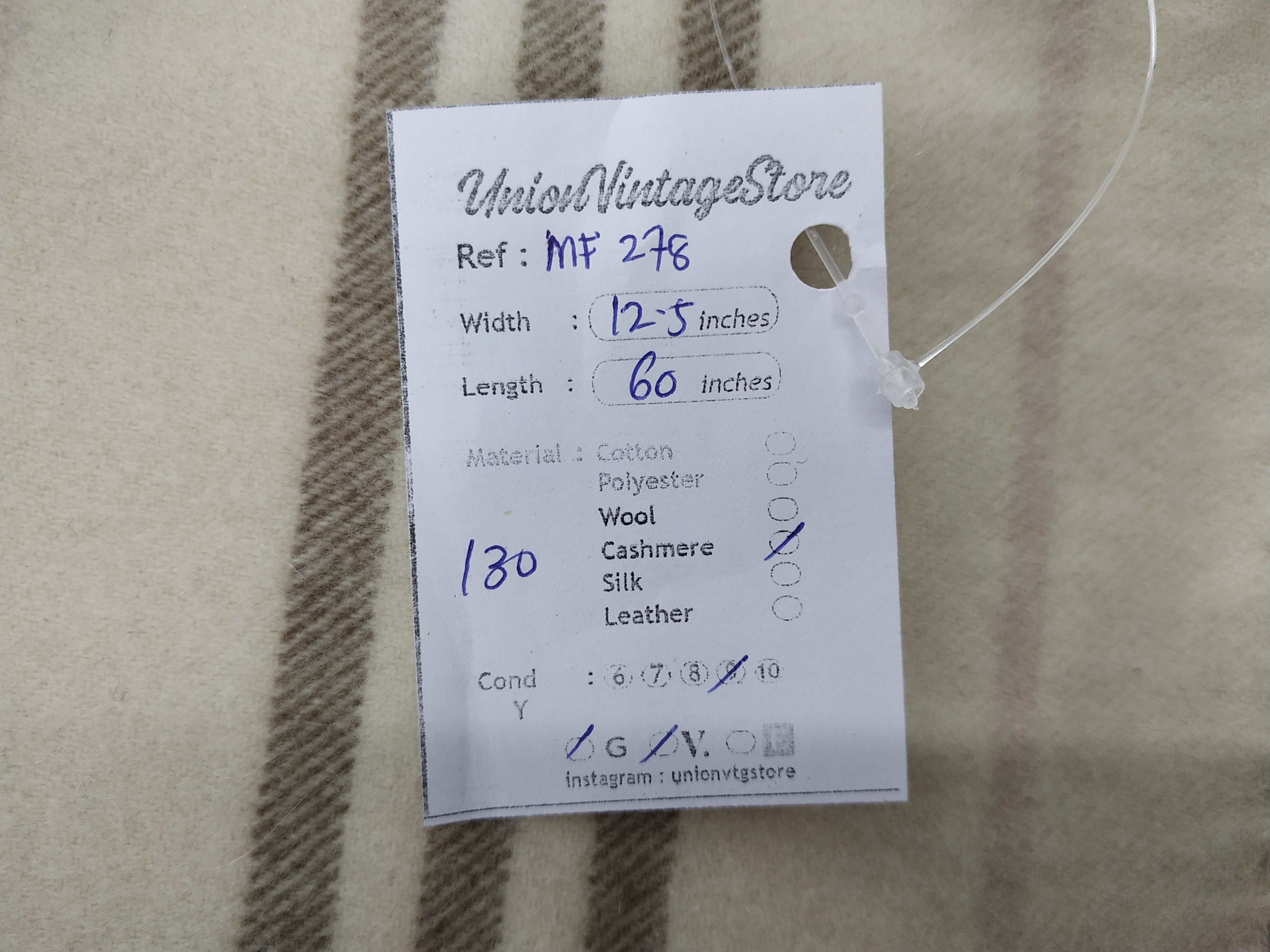 Burberry Vintage Burberry Scarf/Muffler/Neckwear MF278 Size ONE SIZE - 7 Thumbnail