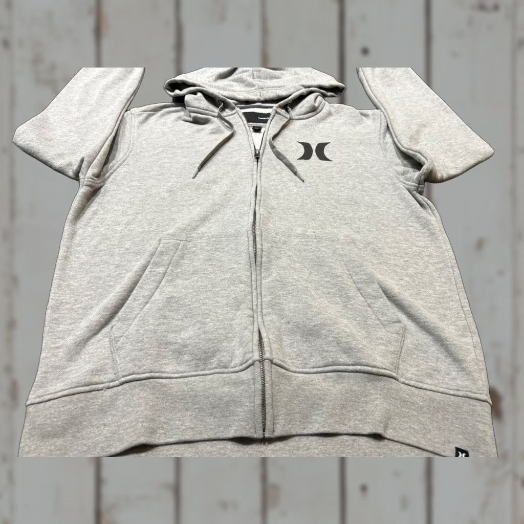 Hurley Hurley Hoodie Sweatshirt Full Zip Men's Size Medium Gray All Seasons Logo Modern Skateboarding Size US M / EU 48-50 / 2 - 1 Thumbnail