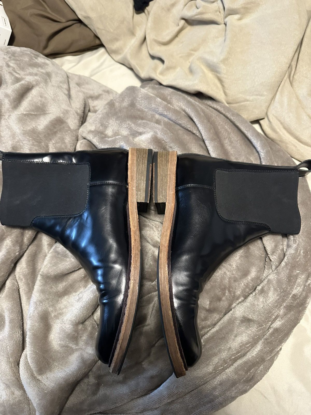 Acne Studios Men’s Acne Studios Leather Black Chelsea Boot Size 41eu 8us Size US 8 / EU 41 - 3 Thumbnail