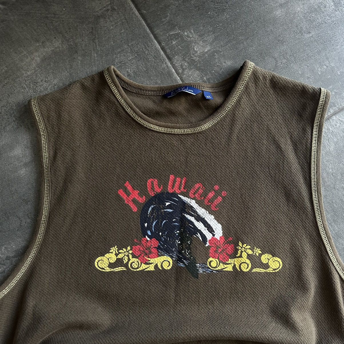 Japanese Brand × Vintage Vintage Japanese Style Hawaii Tank Top Sleeveless Swim Wear Size US XL / EU 56 / 4 - 3 Thumbnail