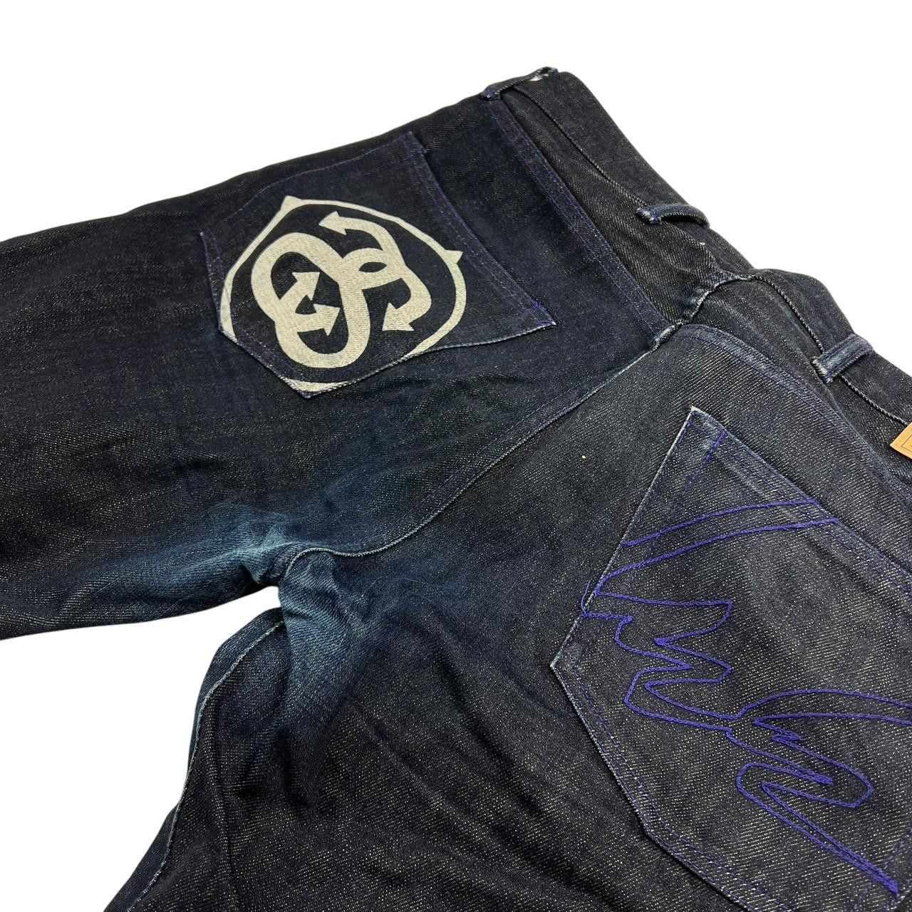 Stussy Vintage 2000s Stussy x Futura Laboratories Jeans - Waist 35 Size US 35 - 5 Thumbnail