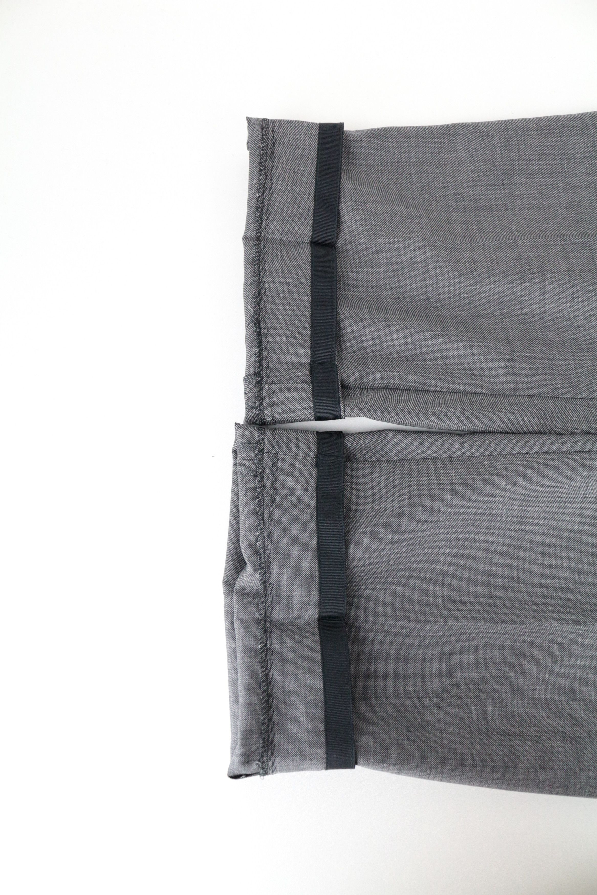 Suitsupply BRESCIA UK44R Grey Melange Wool Trousers 66654 Size US 44 / EU 60 - 9 Thumbnail
