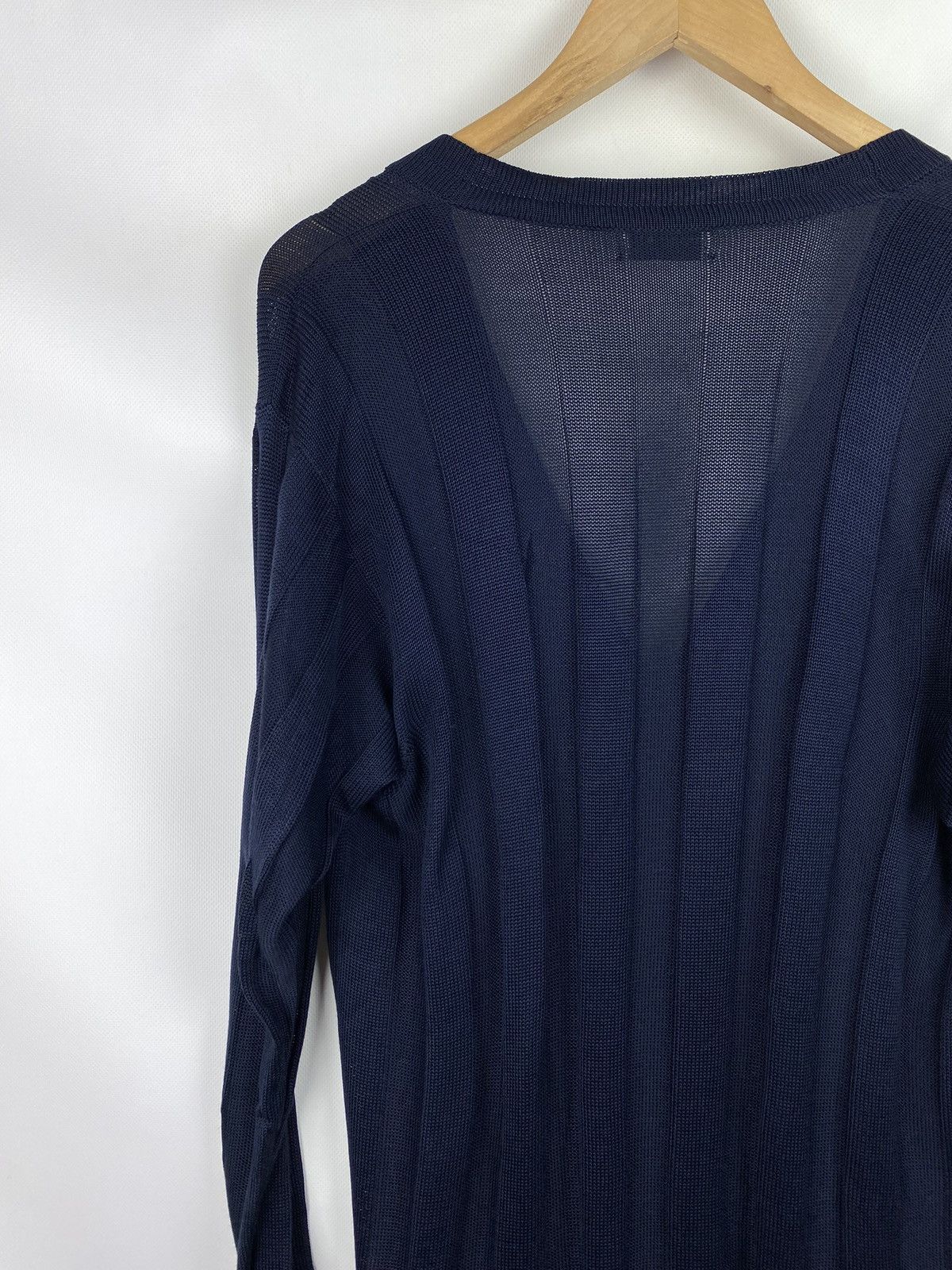 Dries Van Noten Dries Van Noten ladies silk cardigan sweater size 42 navy Size M / US 6-8 / IT 42-44 - 16 Thumbnail