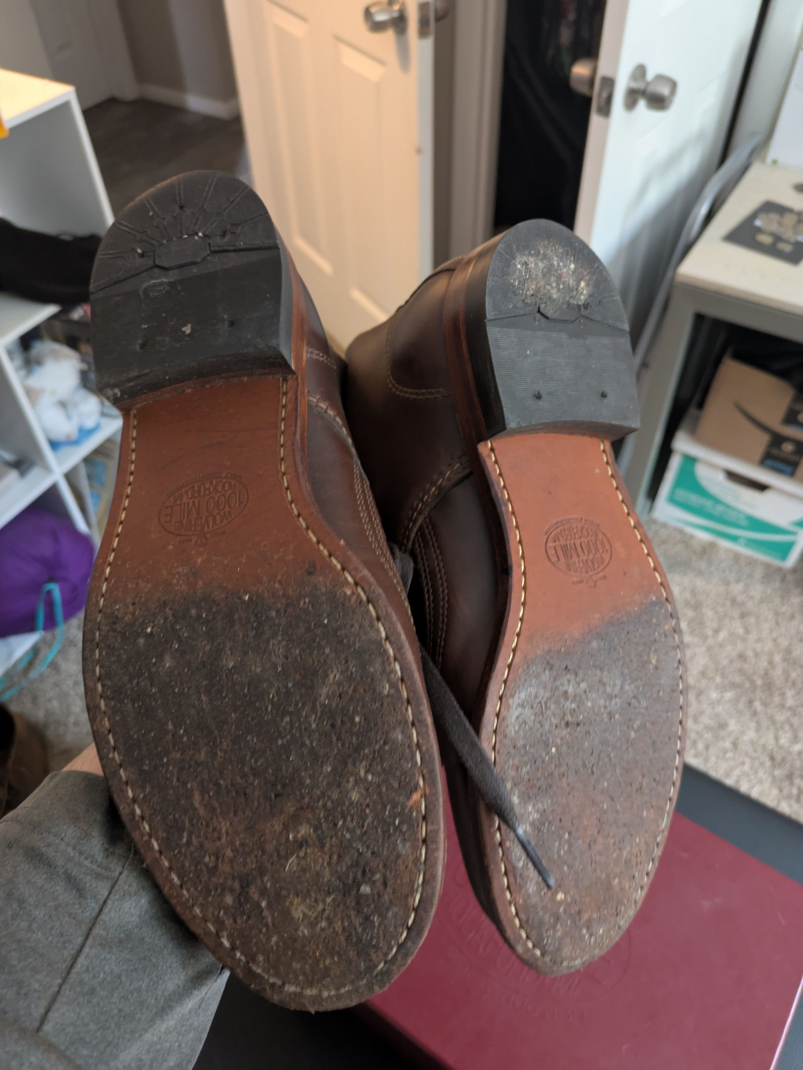 Wolverine Wolverine 1000 Mile Boots - Brown Size US 7 / EU 40 - 6 Thumbnail