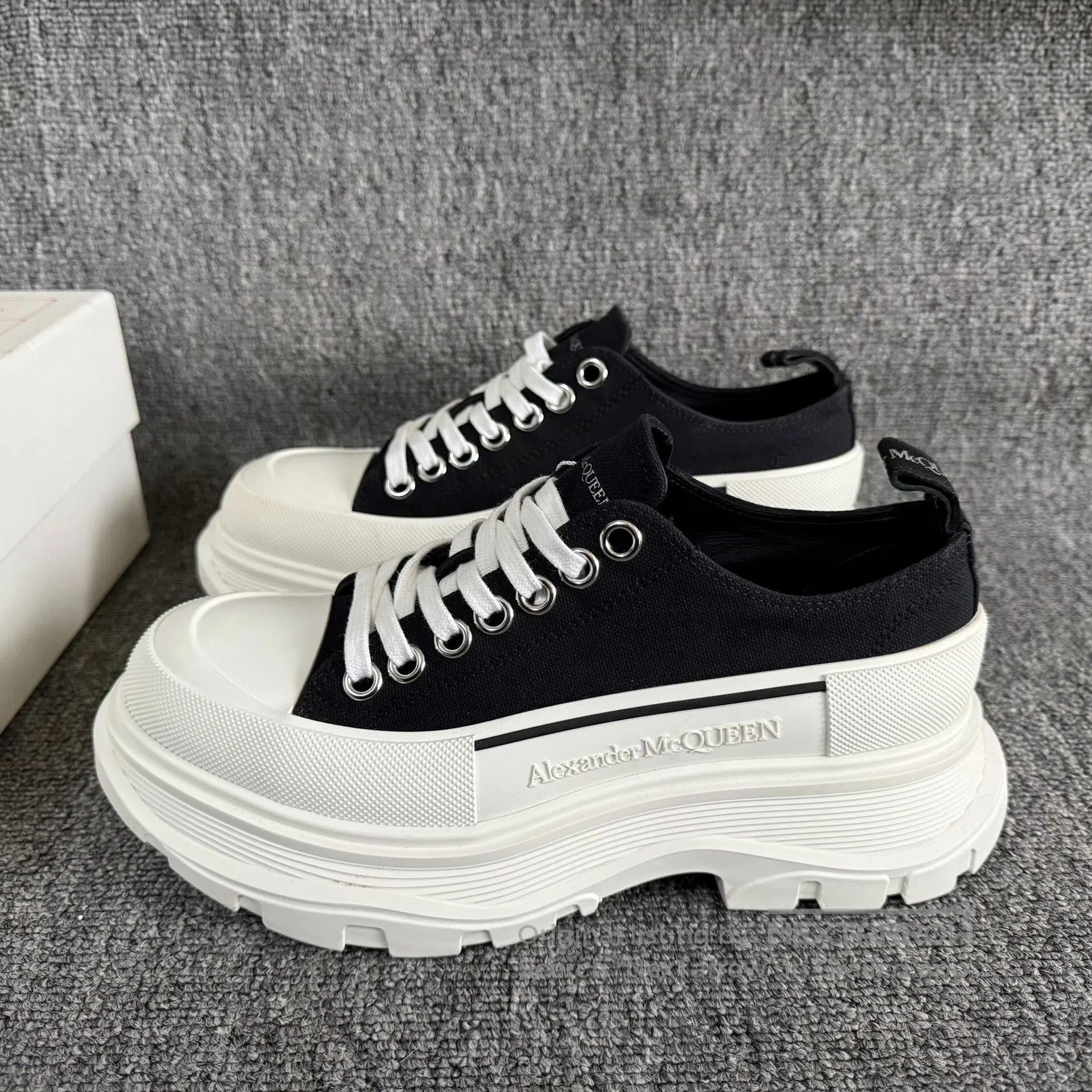 Alexander McQueen Alexander McQueen Platform Canvas Shoes. Size US 7.5 / IT 37.5 - 1 Thumbnail