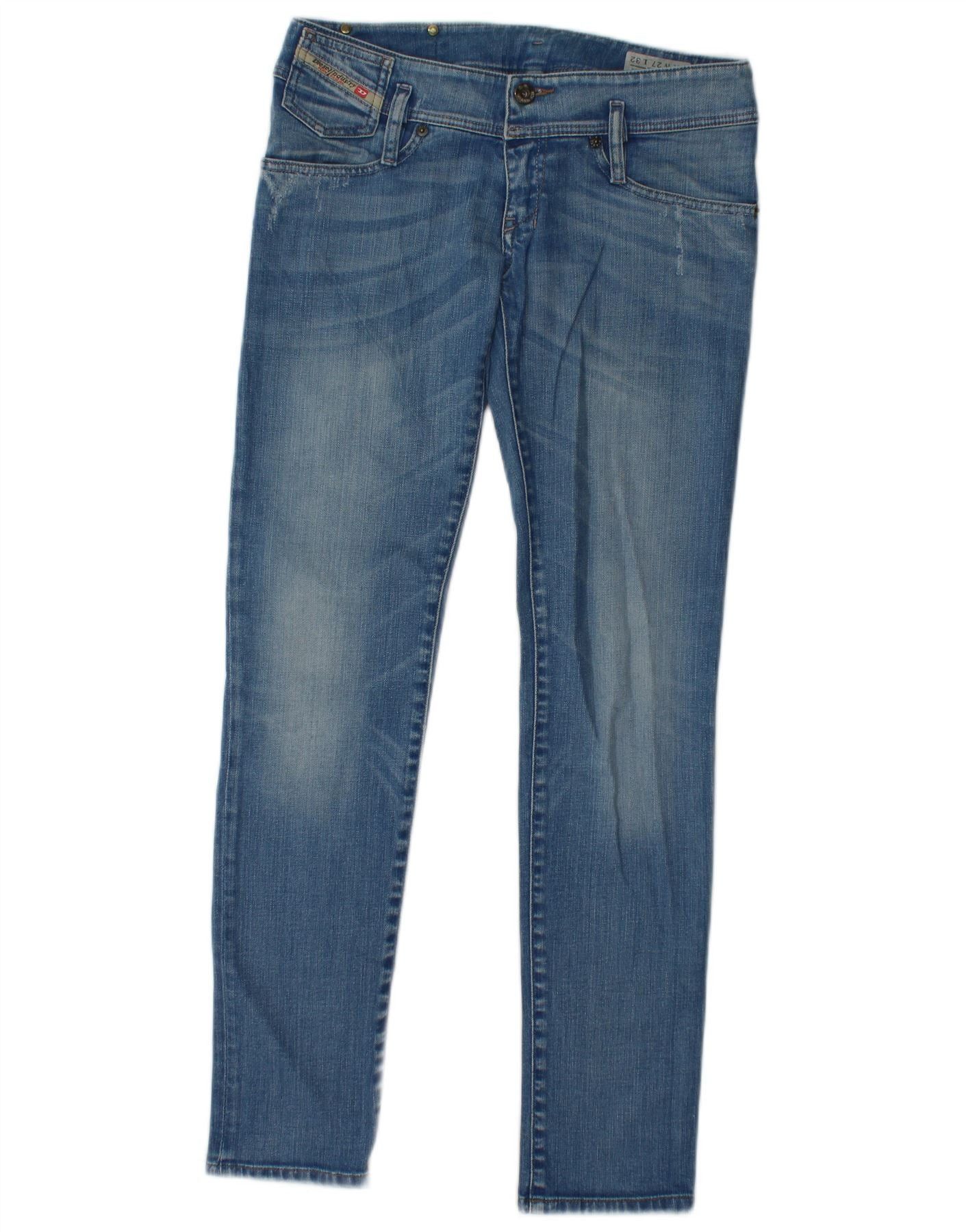 Diesel Womens Skinny Jeans W27 L31 Blue Cotton Size 42" / US 20 - 1 Thumbnail