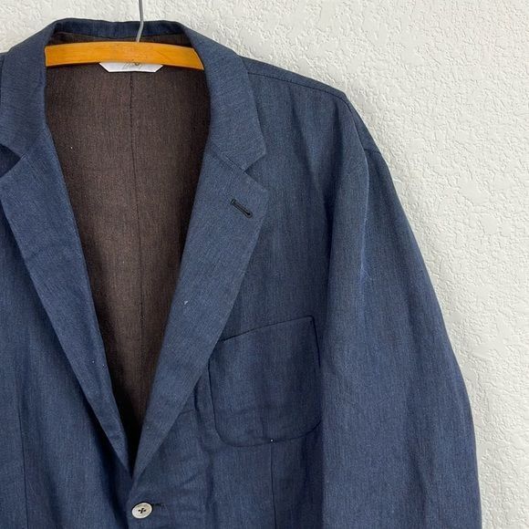 Brioni Brioni Men's Linen Wool Silk Deconstructed Blazer Size 48R - 1 Thumbnail