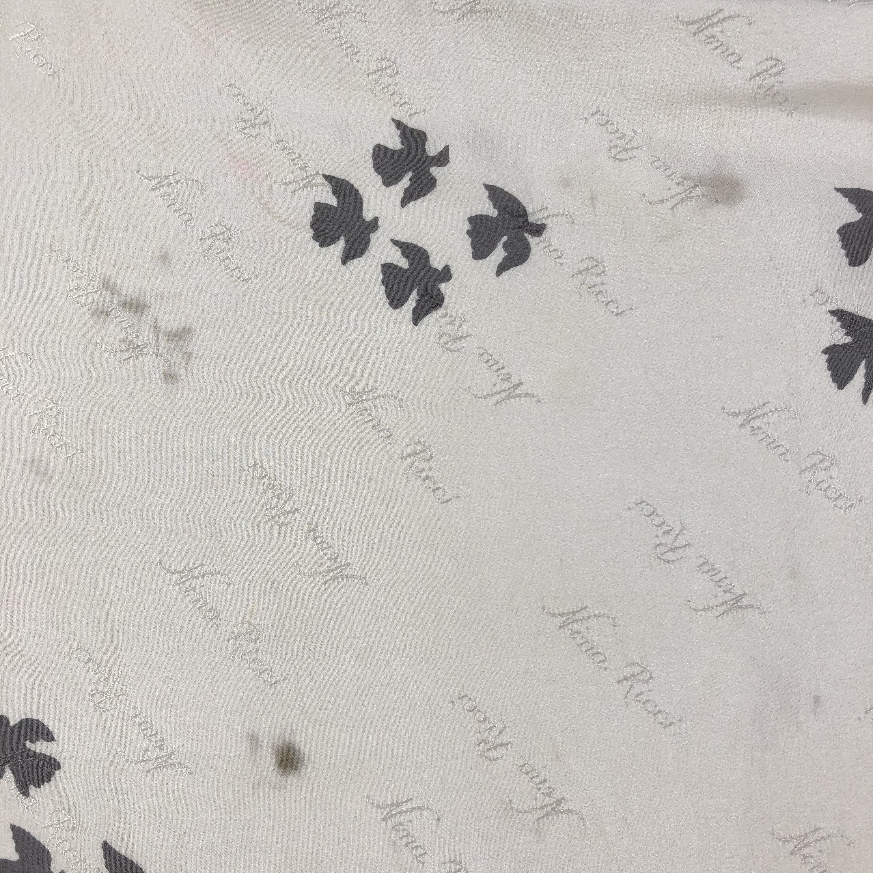 Nina Ricci × Vintage Vintage Nina Ricci Silk Scarf Size ONE SIZE - 5 Thumbnail