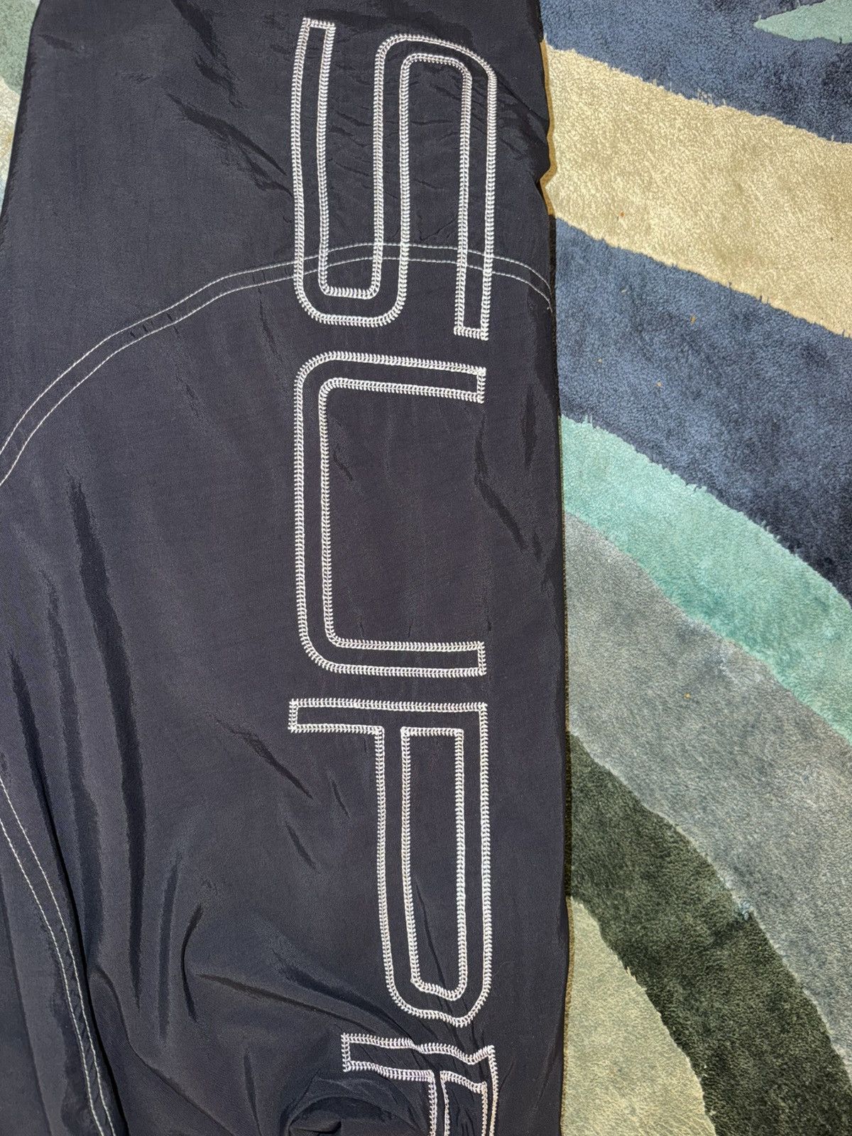 Supreme (Rare) Supreme Spellout Embroidered Track Jacket Black(SS25) Size US L / EU 52-54 / 3 - 5 Thumbnail