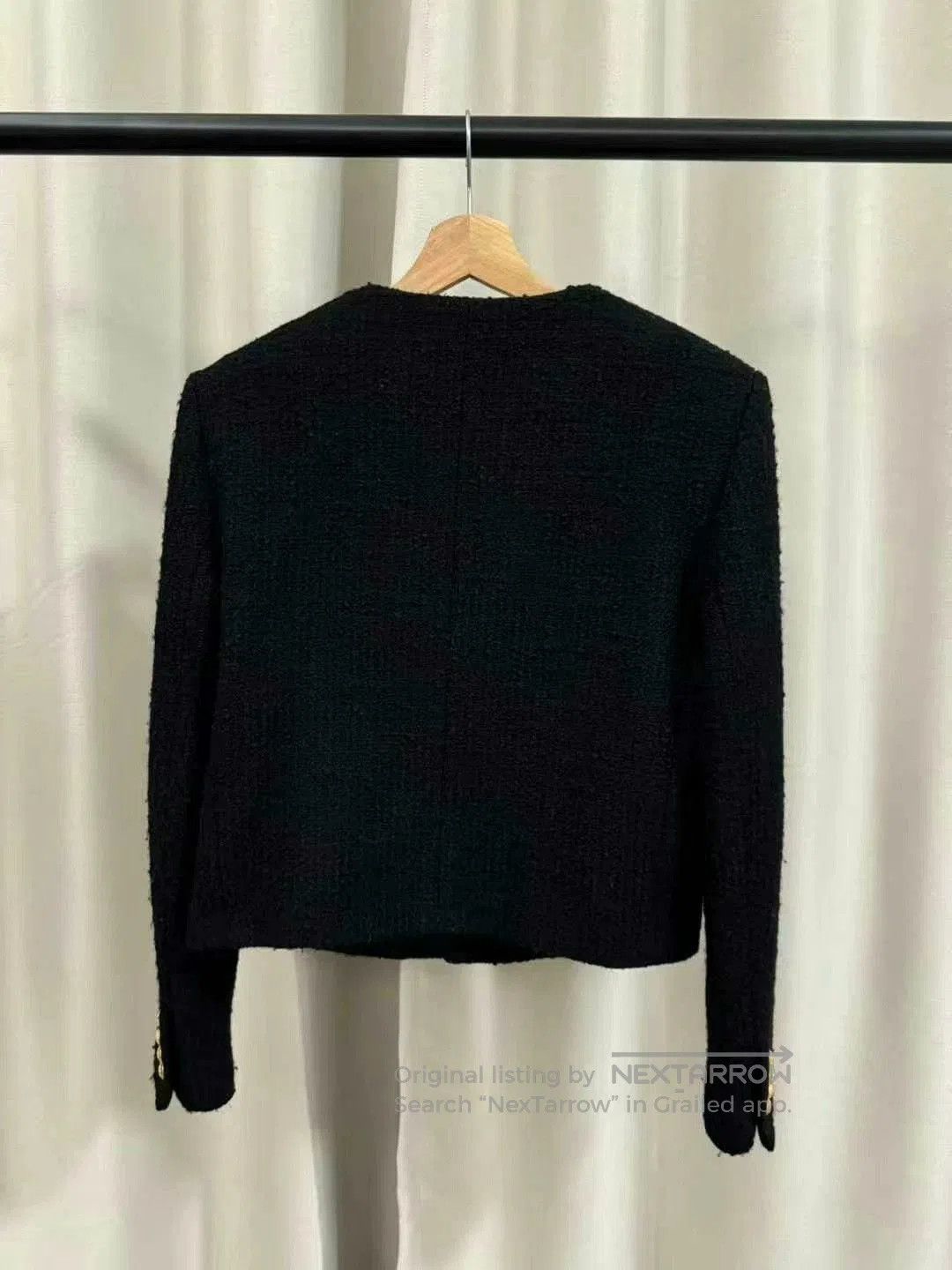 Celine celine black jacket with gold buttons. Size S / US 4 / IT 40 - 2 Thumbnail