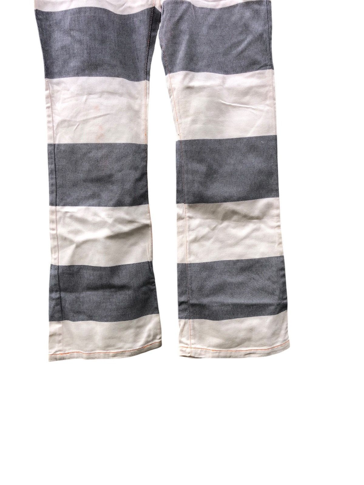 Hysteric Glamour Japanese Brand Super Lovers Stripe Hagi Style Jeans Size 23" - 5 Thumbnail