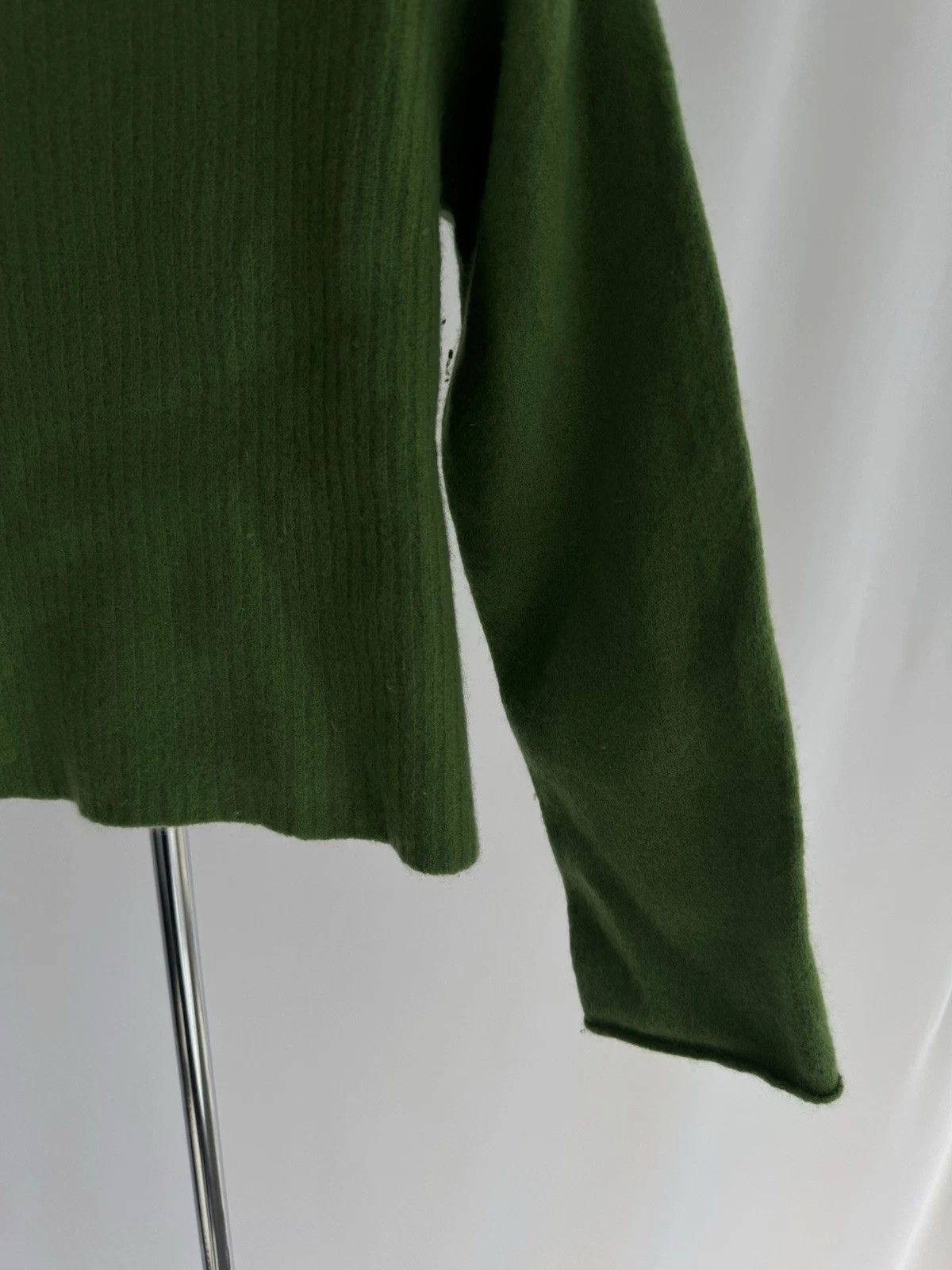 Jigsaw JIGSAW Green Sweater Size:M Wumen Classic Crew Neck Jumper Size M / US 6-8 / IT 42-44 - 4 Thumbnail