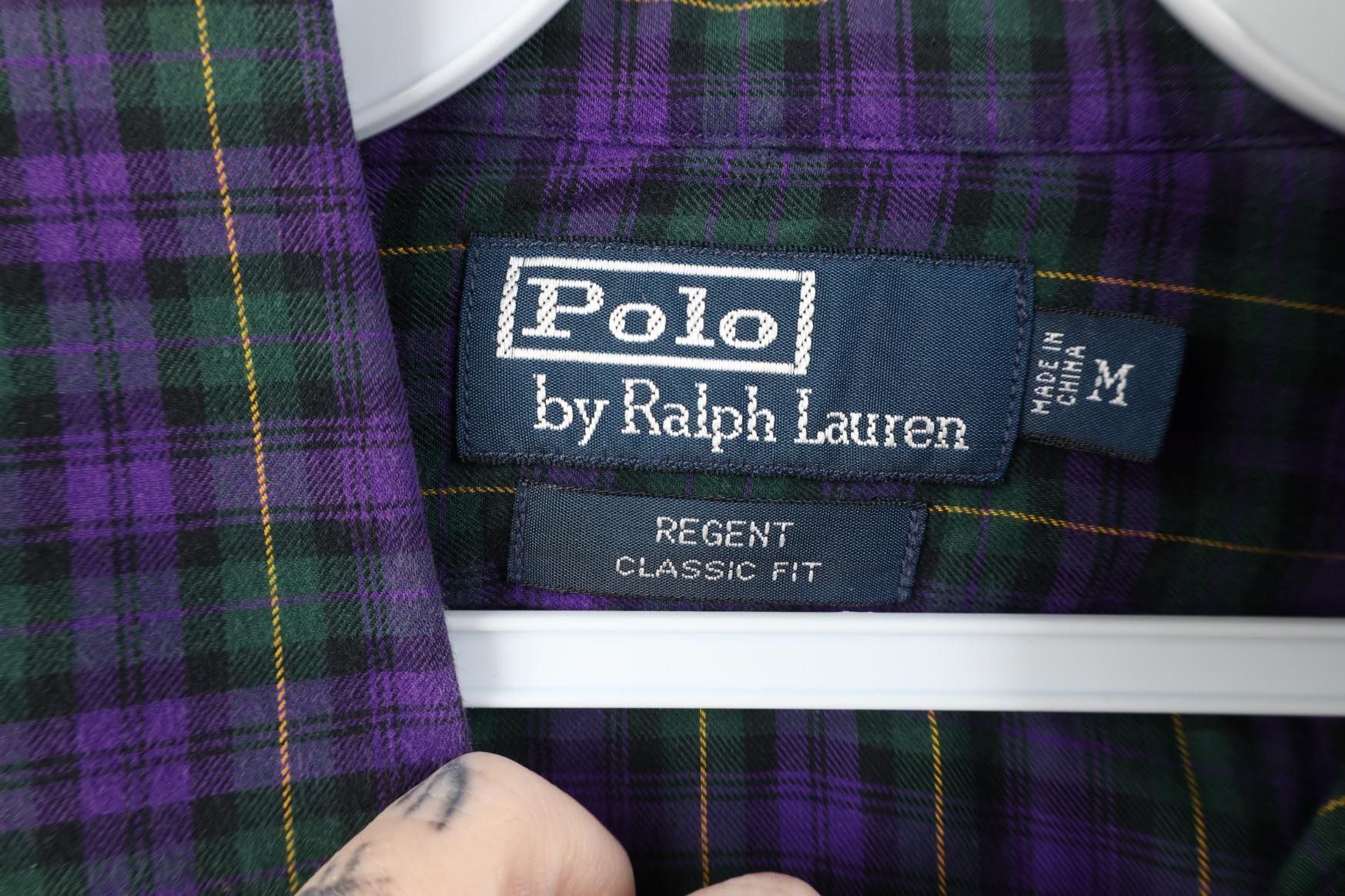 Polo Ralph Lauren Vintage 90s Ralph Lauren Fit Flannel Button Shirt Plaid Size US M / EU 48-50 / 2 - 6 Thumbnail