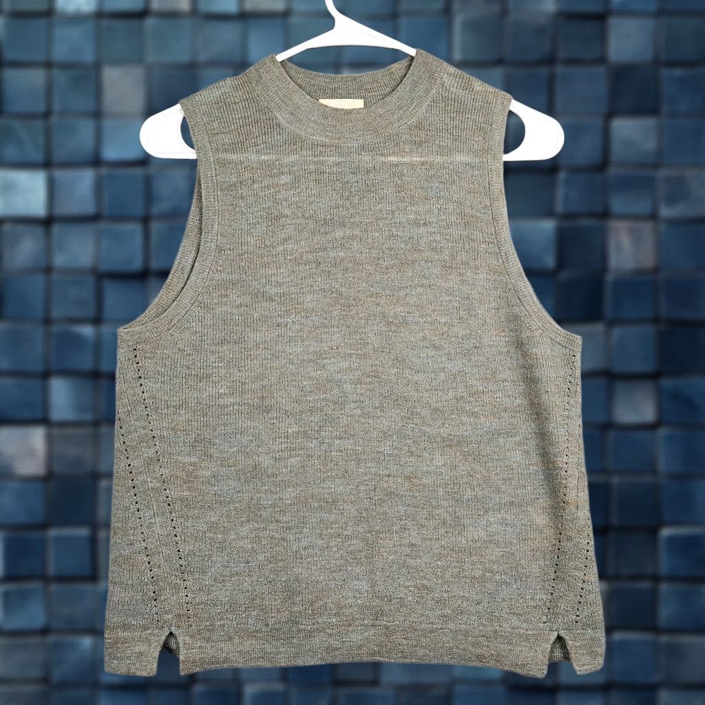 Vintage Wilfred Free Women's Tank Top Knit Sleeveless Gray&Green Size S Casual Everyday Size S / US 4 / IT 40 - 1 Thumbnail