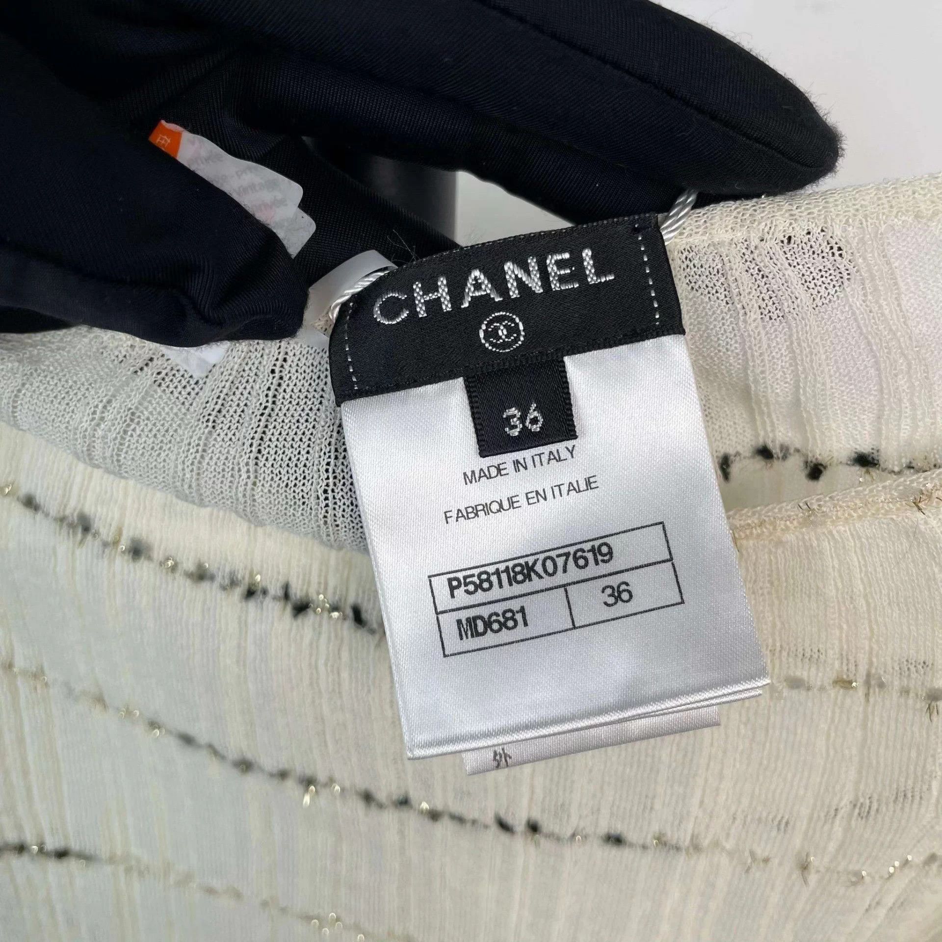 Chanel Chanel Greek Collection lightweight gold-threaded top 36 Size XS / US 0-2 / IT 36-38 - 3 Thumbnail