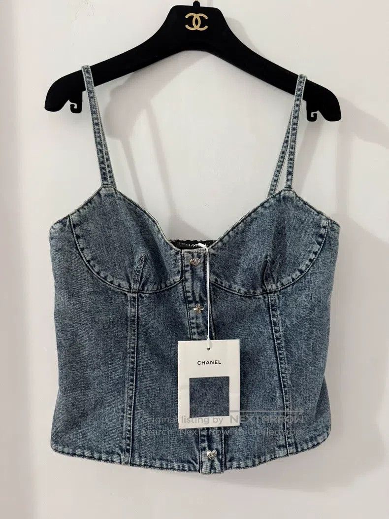 Chanel Chanel Denim straps Size XS / US 0-2 / IT 36-38 - 1 Thumbnail