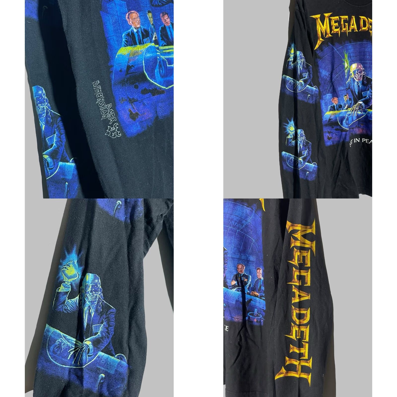 Rusty Megadeth Rust In Peace Men’s Long sleeve Size US M / EU 48-50 / 2 - 8 Thumbnail