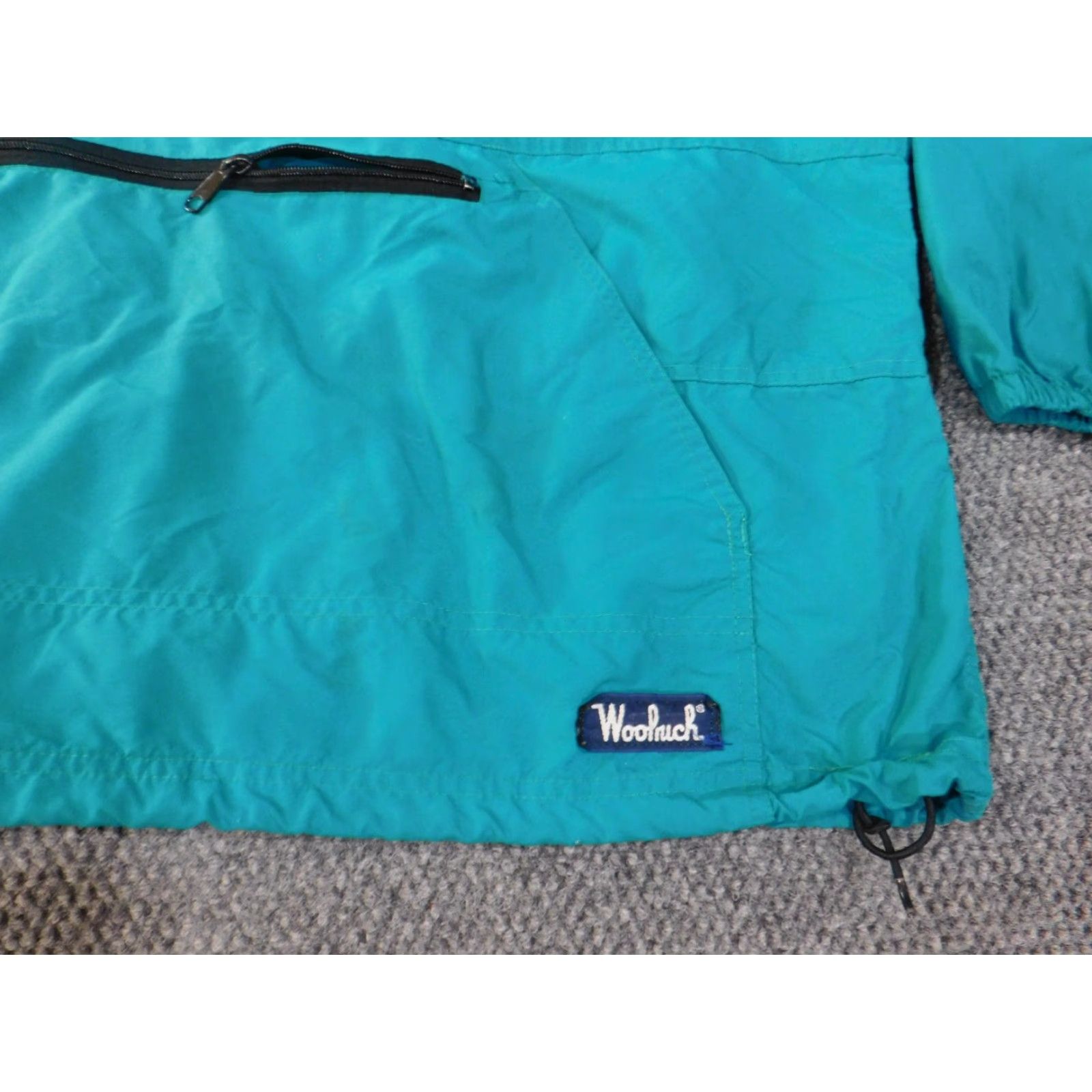 Vintage VINTAGE Woolrich Jacket Windbreaker XL Mens 1/4 Zip Green 80s 90s Size US XL / EU 56 / 4 - 3 Thumbnail