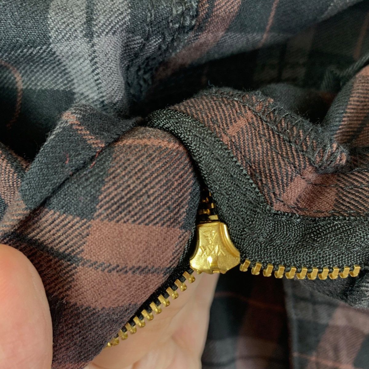 Japanese Brand × PPFM PPFM Curve multipocket checkered punk design jeans Size US 33 - 17 Thumbnail