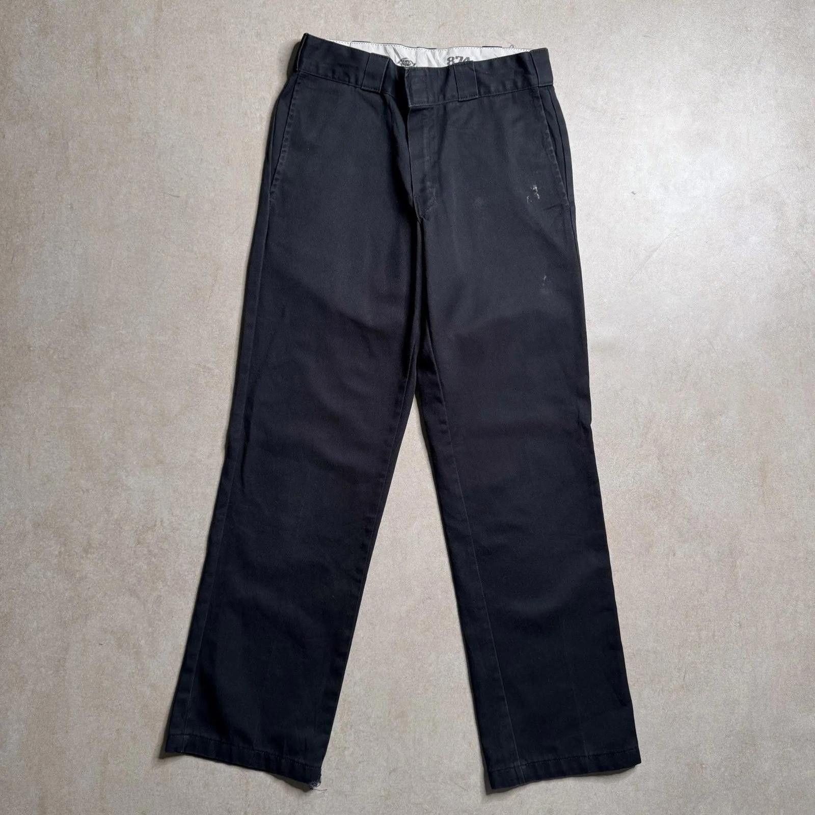 Dickies Dickies Black 874 Original Fit Pant - 30x31 Size US 30 / EU 46 - 1 Thumbnail