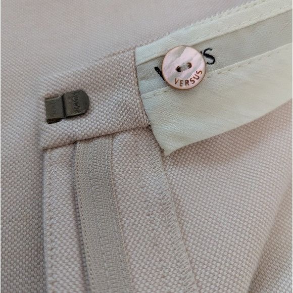 Versus Versace VERSUS VERSACE Cotton/Wool Midrise Ankle Zip Trouser Size 28" / US 6 / IT 42 - 6 Thumbnail
