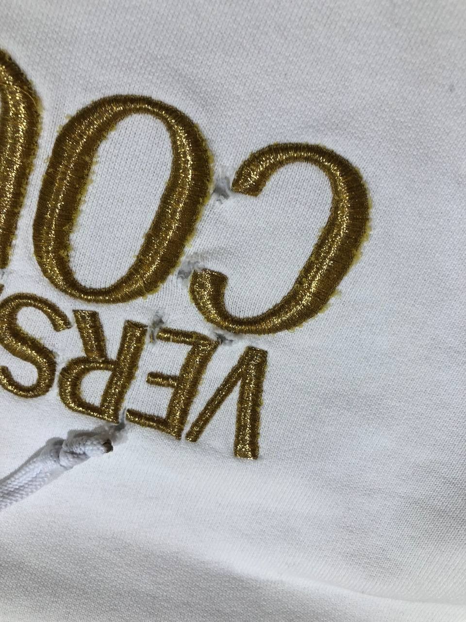 Versace Jeans Couture Versace Jeans Couture Hoodie Gold Logo Print Size US XS / EU 42 / 0 - 20 Thumbnail