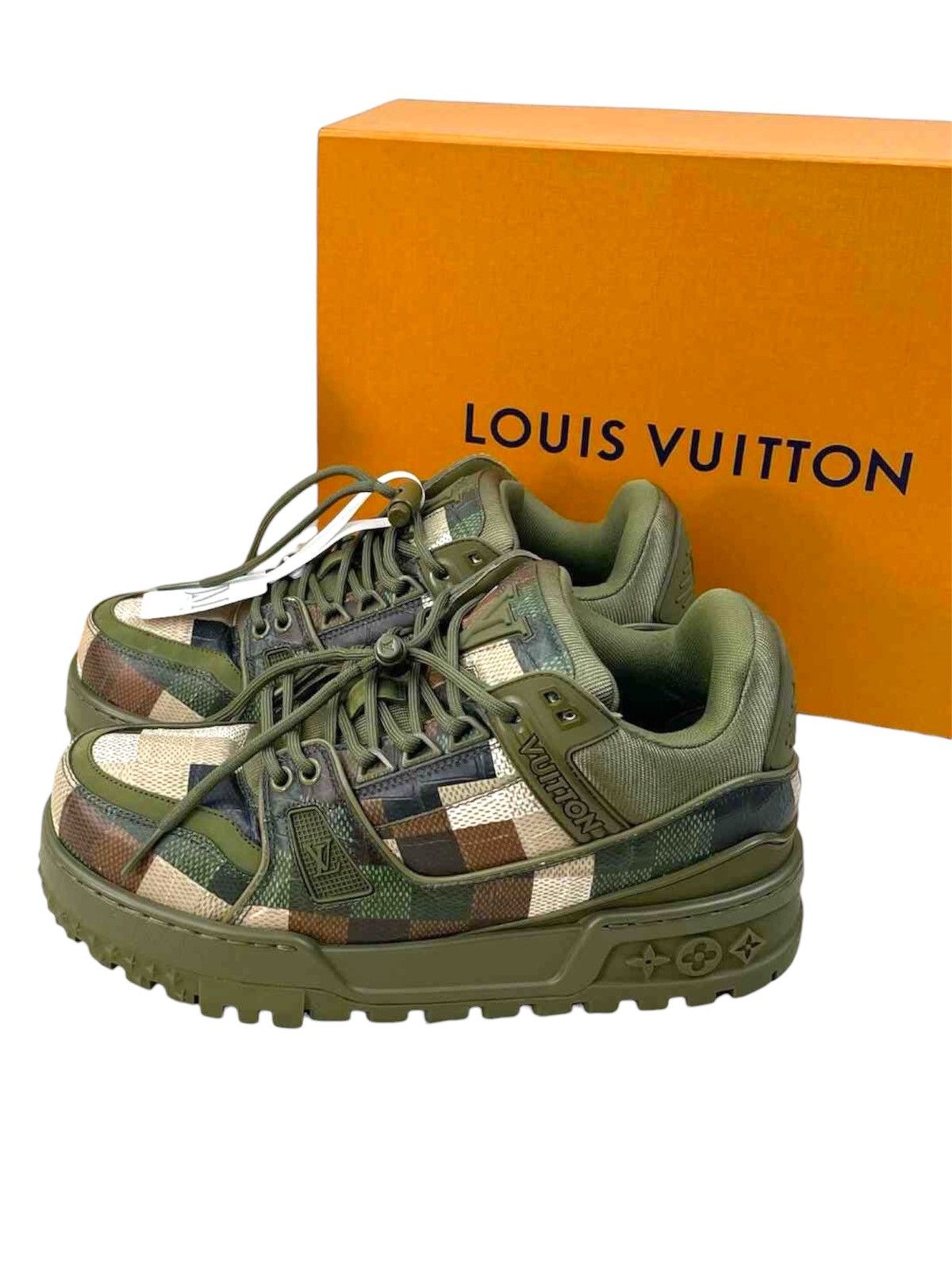 Louis Vuitton Louis Vuitton 8.5 Maxi Damoflage Damier Sneakers Trainer Size US 8.5 / EU 41-42 - 1 Thumbnail