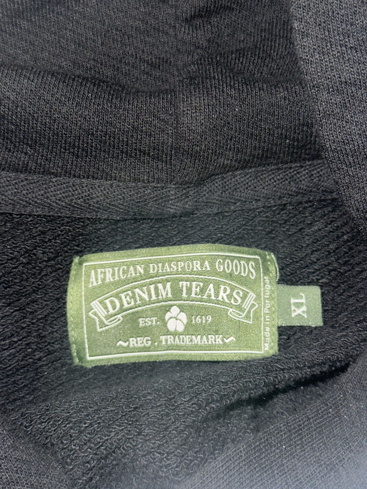 DENIM TEARS Denim Tears “The Cotton Wreath” Sweatshirt “Black” Size US XL / EU 56 / 4 - 6 Thumbnail