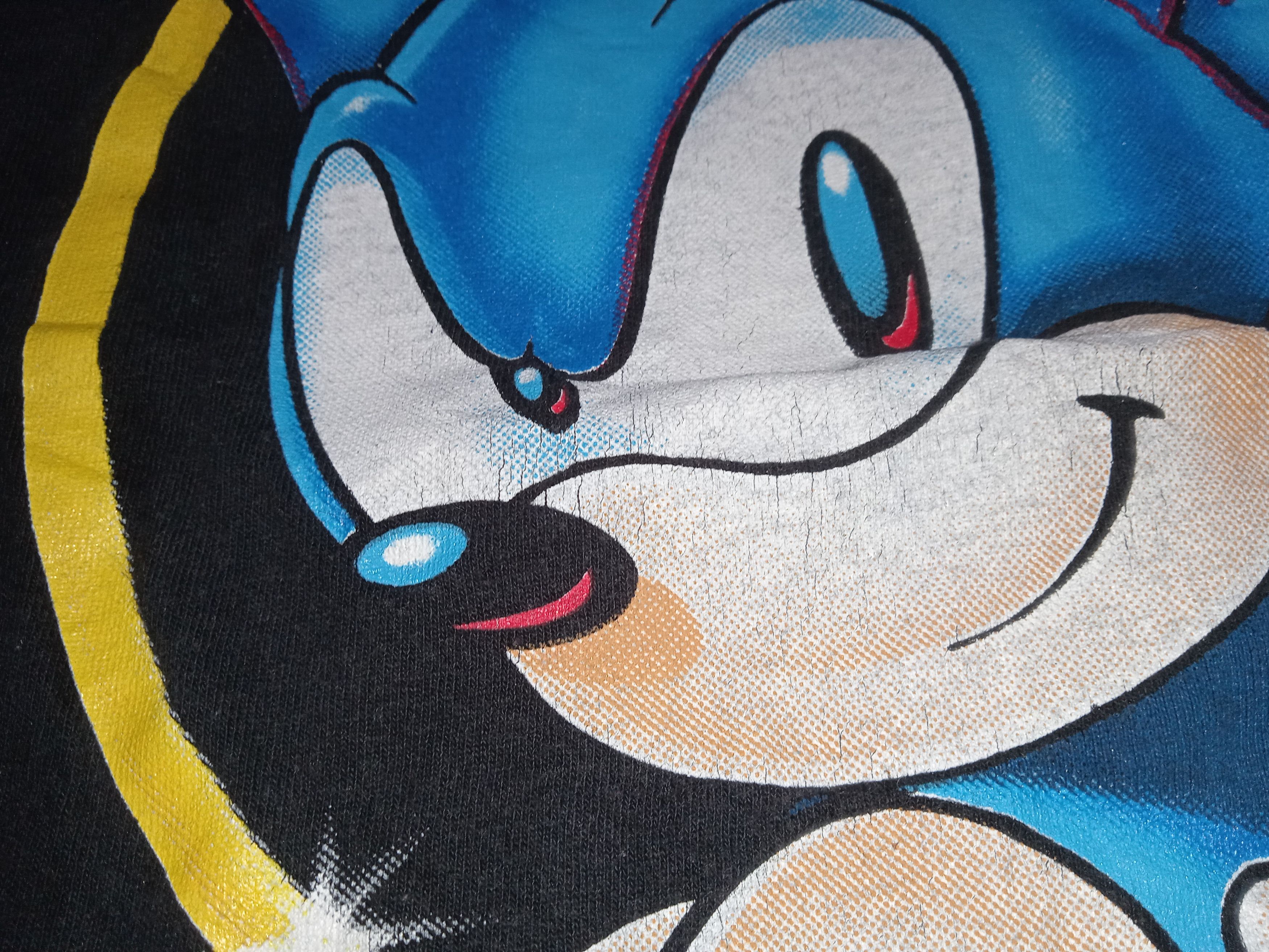 Vintage Vintage 90s Sonic the Hedgehog 1992 SEGA T-Shirt Size US L / EU 52-54 / 3 - 5 Thumbnail