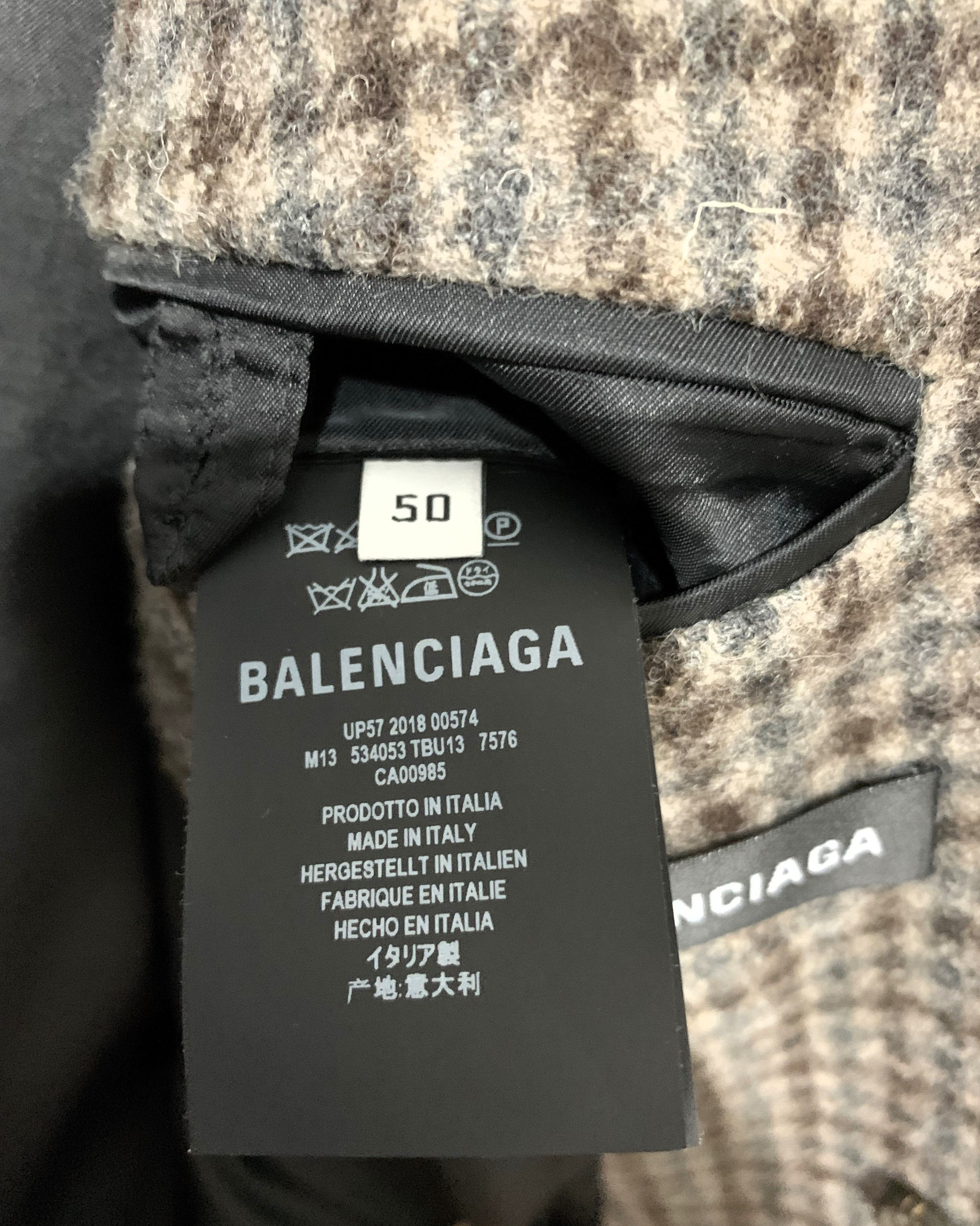Balenciaga Pre-Fall 2018 Overcoat Size US M / EU 48-50 / 2 - 6 Thumbnail