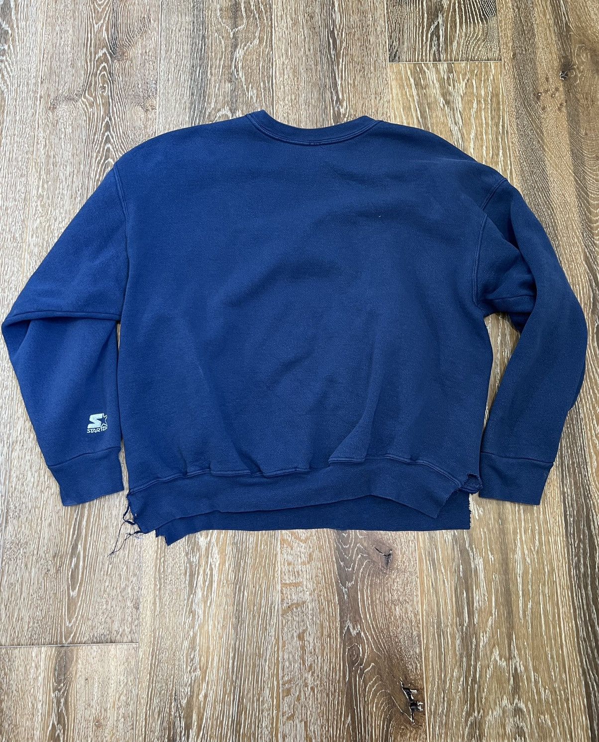 New York Yankees Vintage 1996 New York Yankees starter thrashed sweater Size US L / EU 52-54 / 3 - 2 Thumbnail