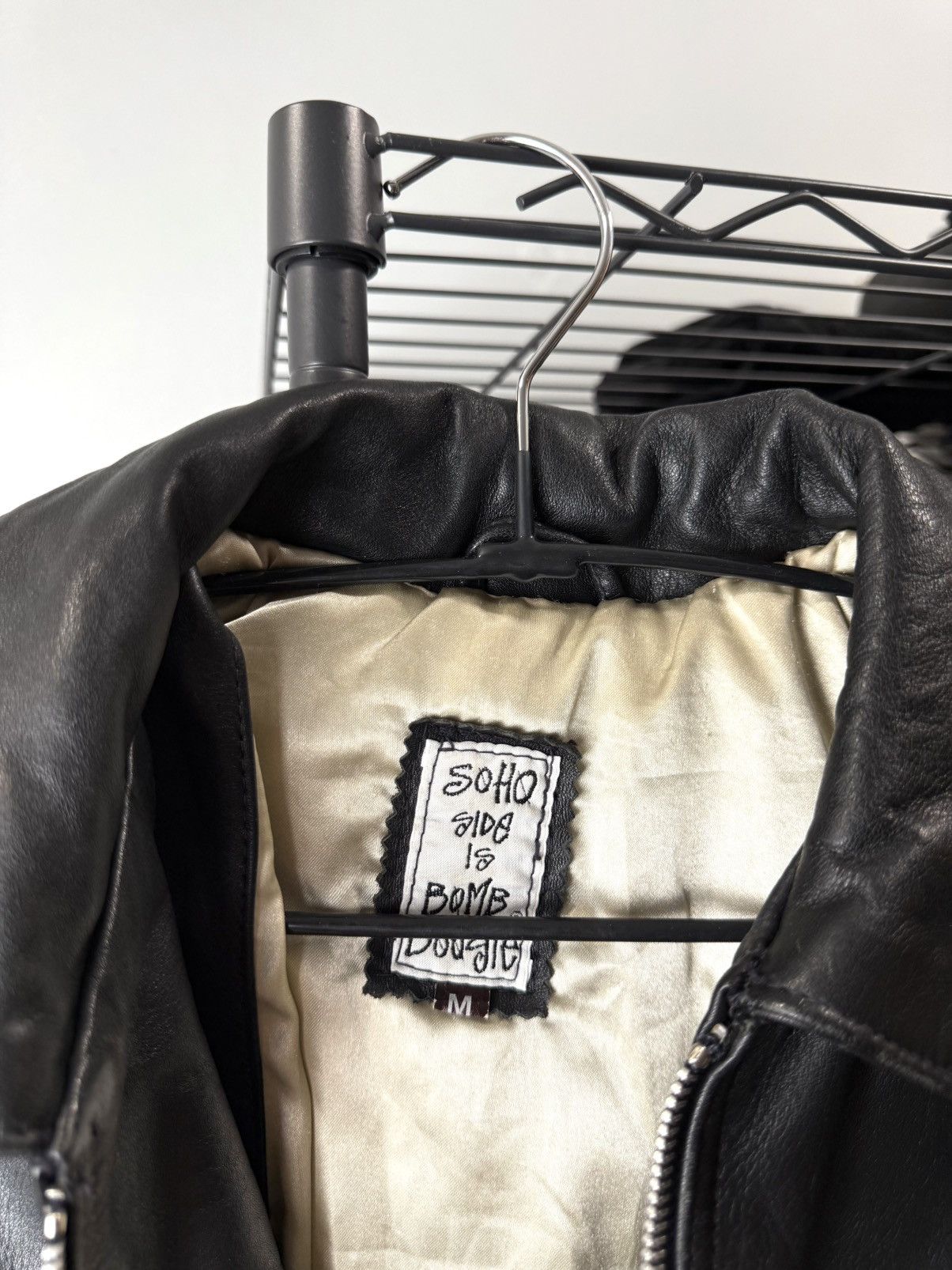 Vintage 1990’s Vintage Bomb Boogie Archive Leather Jacket Stussy Size US M / EU 48-50 / 2 - 6 Thumbnail