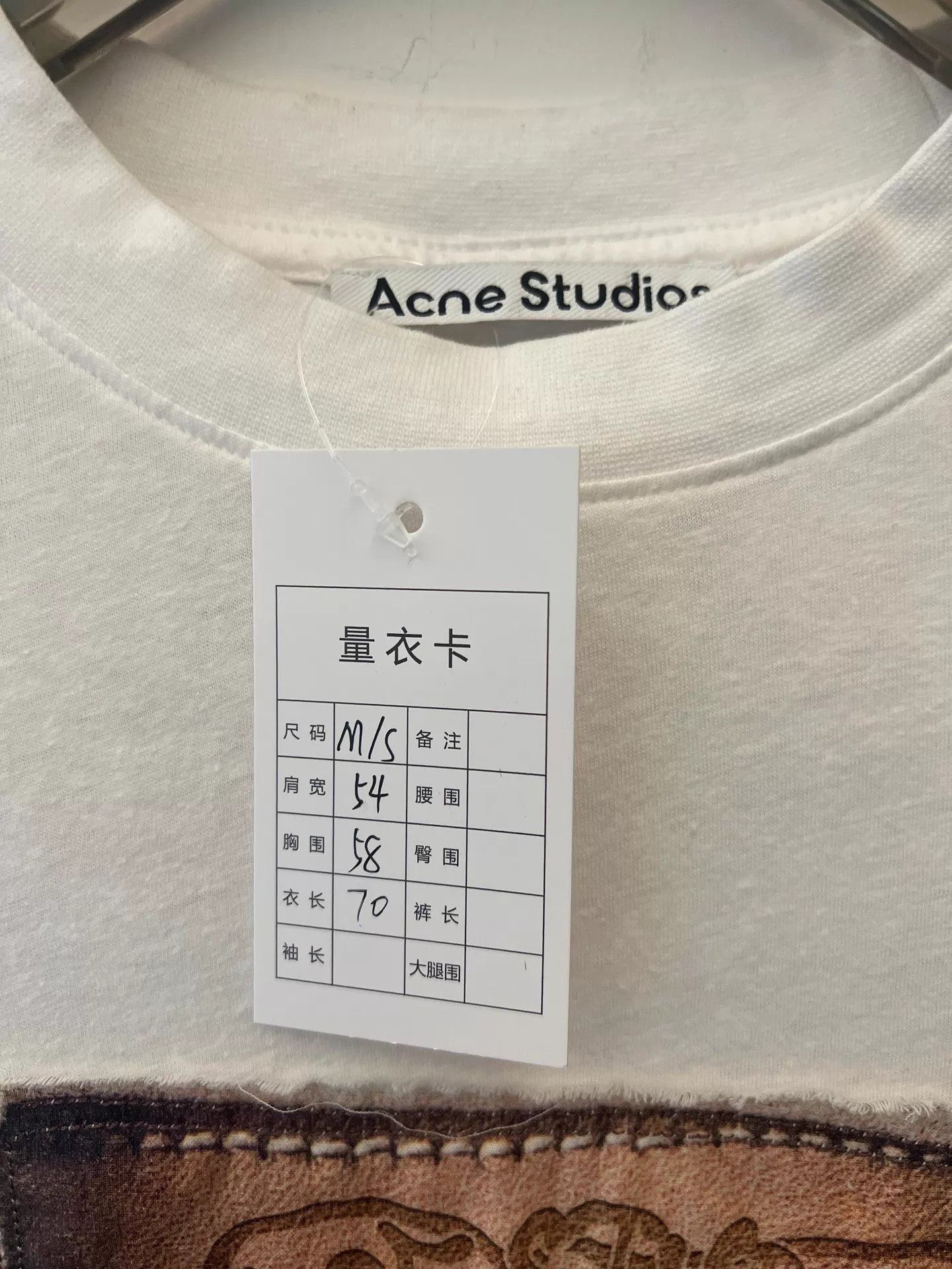 Acne Studios Acne Logo Oversized Crew Neck LS Tee unisex M/S New Worn Once Size US M / EU 48-50 / 2 - 6 Thumbnail