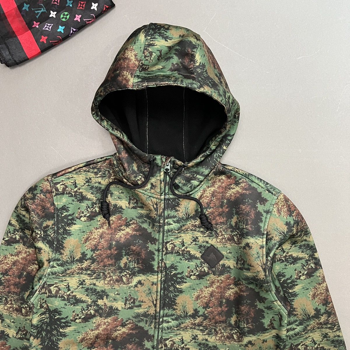 Burton BURTON Dryride Countryside Print Hooded Full Zip Jacket Size US M / EU 48-50 / 2 - 7 Thumbnail