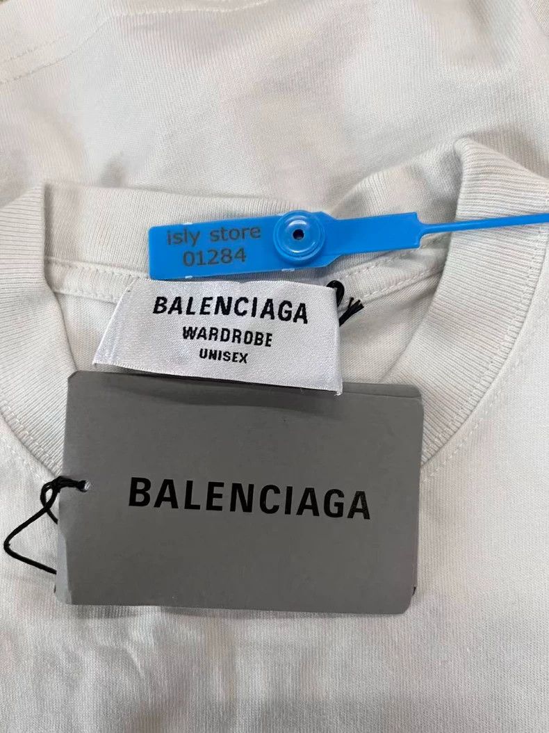 Balenciaga Balenciaga Slim Fit Alphabet Printed Round Neck Short Slee Size XS / US 0-2 / IT 36-38 - 5 Thumbnail