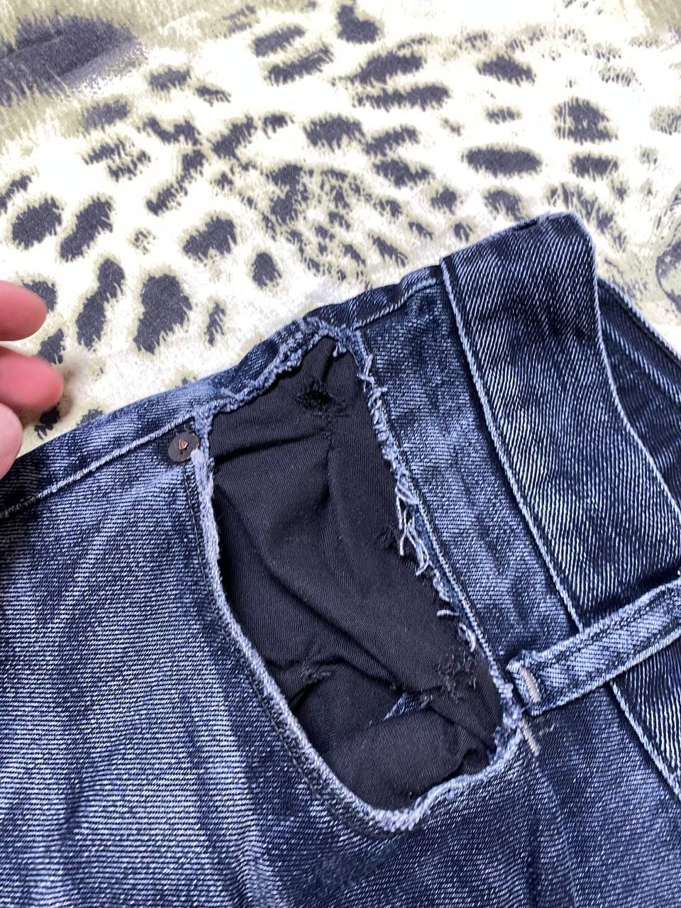 G-Star × Vintage G-STAR Flared Pants Raw Baggy Denim Goth GS RAW Size US 30 / EU 46 - 10 Thumbnail