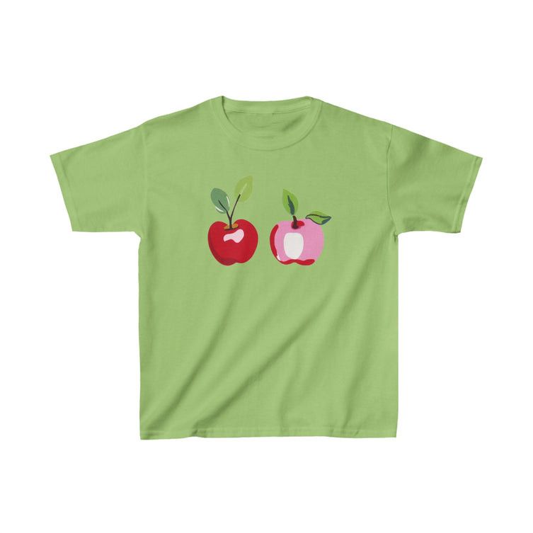 Other Green Apples Baby Tee Cute Fruit Graphic Fitted Tee Size M / US 6-8 / IT 42-44 - 3 Thumbnail