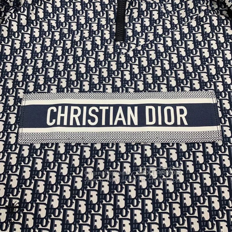 Dior Dior Colour block logo jacquard full print hooded semi-zip Size XS / US 0-2 / IT 36-38 - 5 Thumbnail
