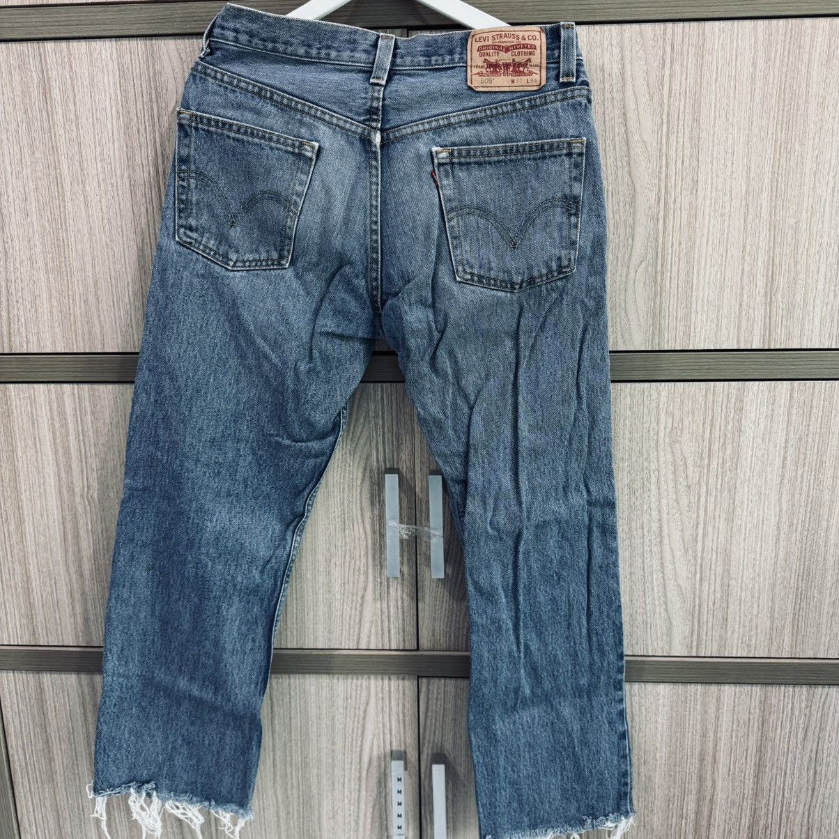 Levi's Size 31 X 34 505 Levis Regular Fit Denim Pant Size US 31 - 2 Thumbnail